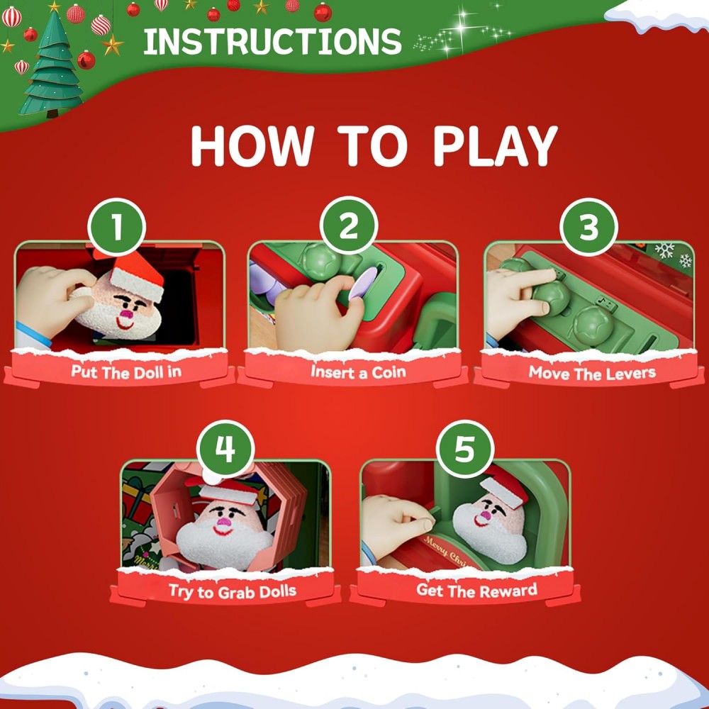 Christmas Claw Machine For Kid - Vending Arcade Games ulasan dan harga
