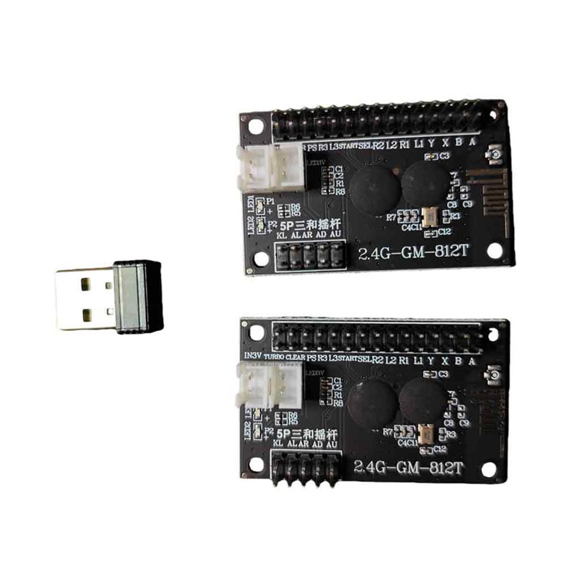 A99E-2.4G Wireless 2 Players F - Joystick Arcade Parts ulasan dan harga