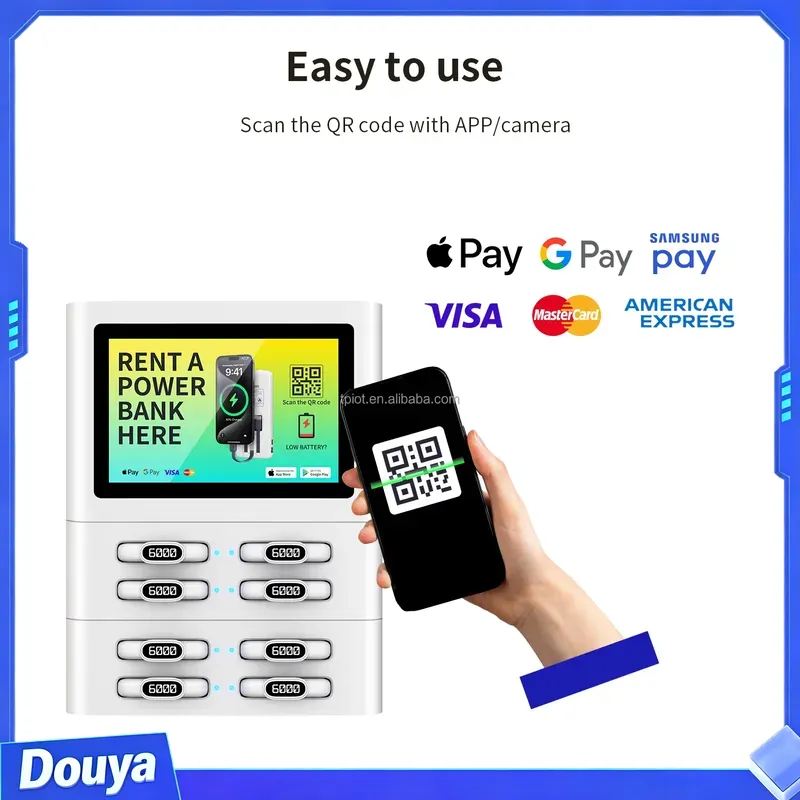 QR 8slots Scan Code Mobile Pow - Vending Machine Qr Code ulasan dan harga