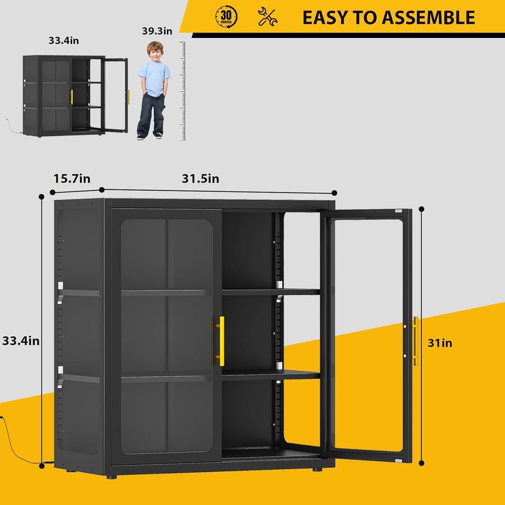 34 Tall Glass Door Display Cab - Glass Cabinet Display ulasan dan harga