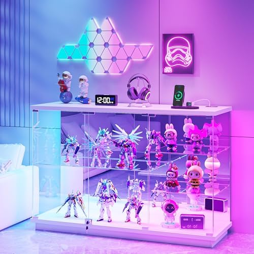 RGB Glass Display Cabinet with - Glass Cabinet Display ulasan dan harga