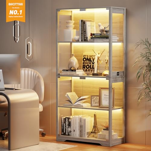 Display Cabinet with Glass Doo - Glass Cabinet Display ulasan dan harga