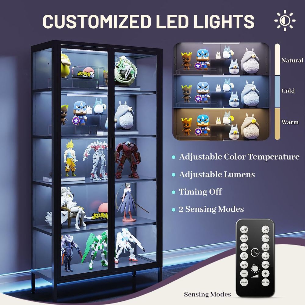 71 High Glass Display Cabinet  - Glass Cabinet Display ulasan dan harga