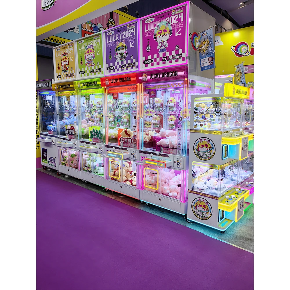 #New Colorful Claw Machine Luc - Arcade Toy Claw Vending Machine ulasan dan harga