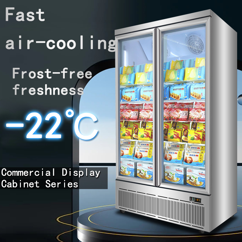 Commercial -22 Air Cooling Qui - Glass Cabinet Display ulasan dan harga