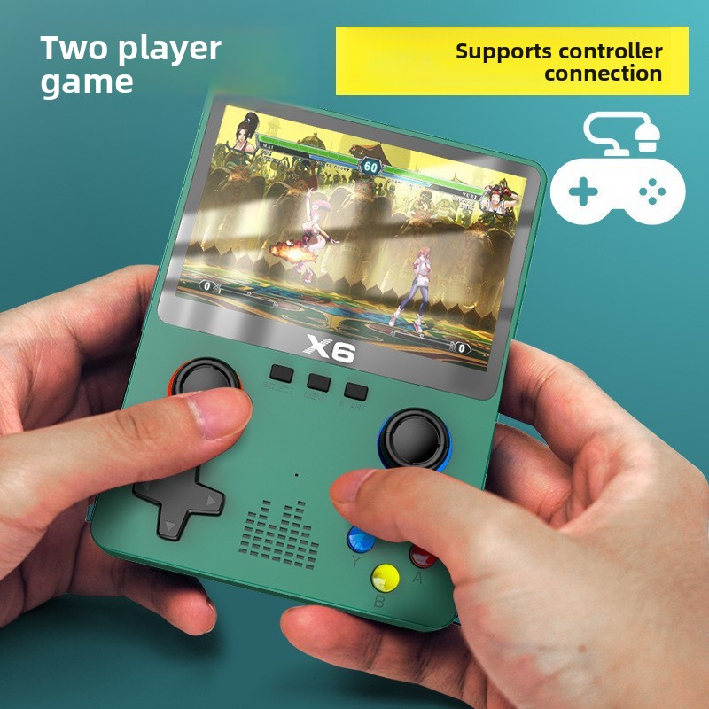 X6 game console handheld emula - Joystick Arcade Parts ulasan dan harga